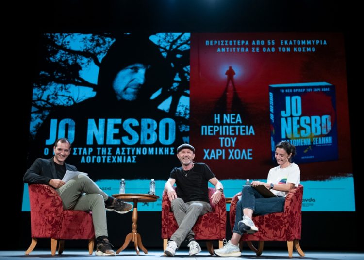 Ο Jo Nesbo γοήτευσε το αθηναϊκό κοινό