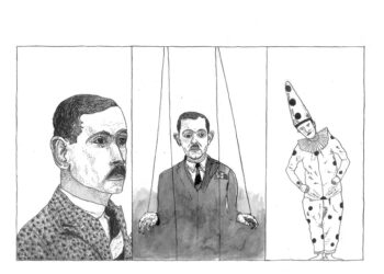 Ο Γιάννης Σκαρίμπας στα Εξάρχεια